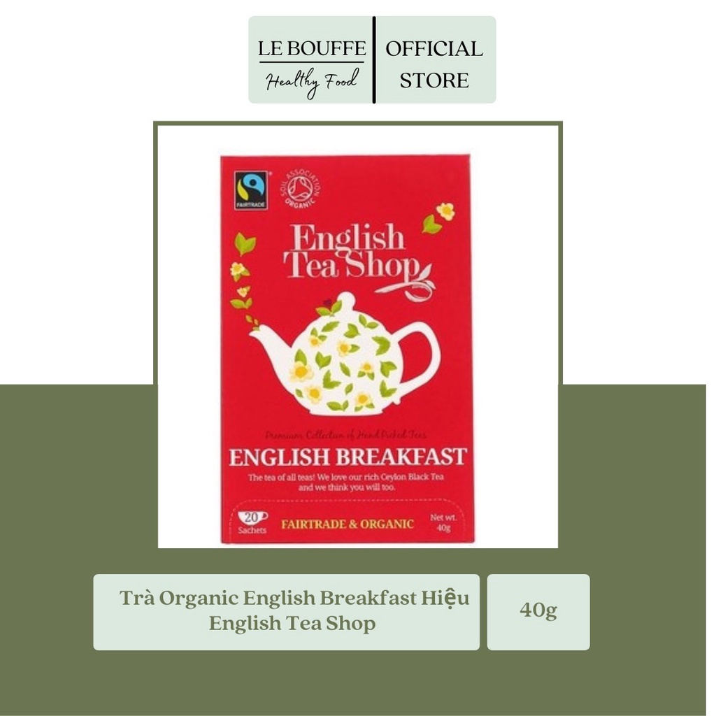 Trà Organic Hiệu English Tea Shop 40g