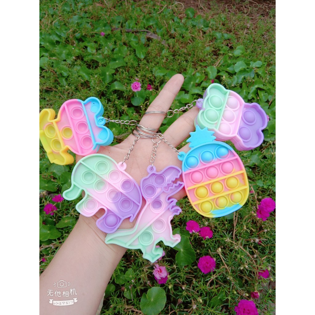 Móc khóa đồ chơi pop it mini Giúp Giảm Căng Thẳng Hiệu Quả (Kho Sỉ Hằng Nguyễn)