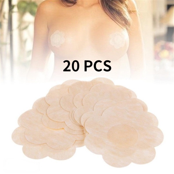 7.5 CM Soft Nipple Covers áo hai dây Accessories Nipple Pad Disposable Breast Petals Flower Sexy Tape Stick on Bra Pad áo lót nữ không dây Accessories Pastie for Women Intimate Accessories Breast Stickers Nipple Tape Set