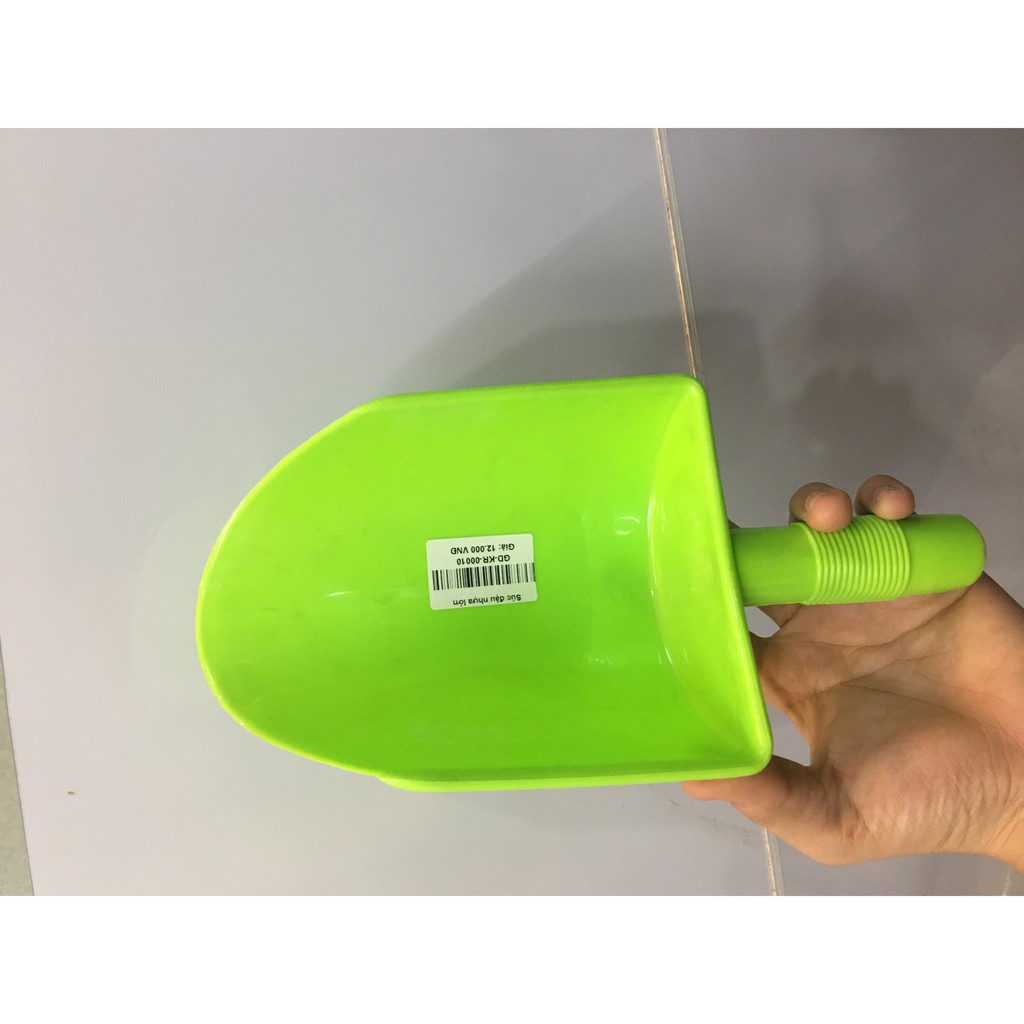 Xúc đậu, đá bằng nhựa nhỏ, lớn