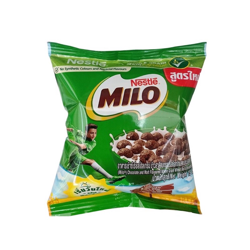 NGŨ CỐC ĂN SÁNG NESTLE MILO GÓI 15G/ BÁNH ĂN SÁNG MILO