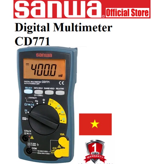Đồng hồ đo điện đa năng Sanwa CD771