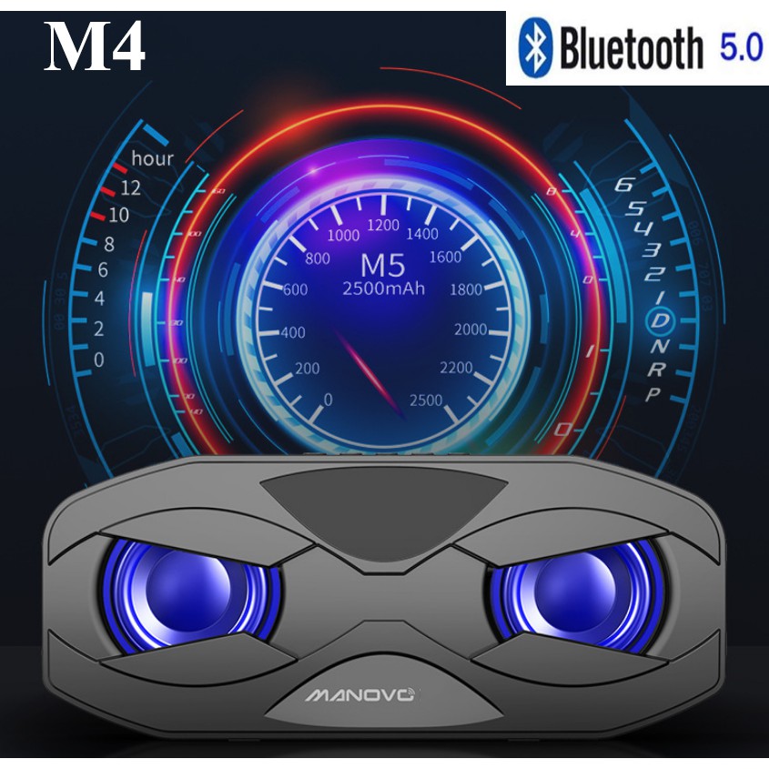 LOA BLUETOOTH SIÊU TRẦM , ÂM THANH CỰC CHẤT MANOVO M4