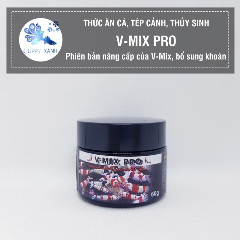 Cám tép cao cấp V-MIX Nhật Bản - Thức Ăn Cho Tép Vmix