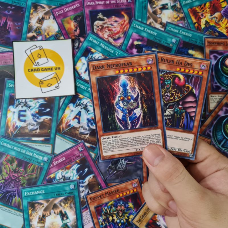 [BÀI IN] Bài YuGiOh - Bộ 45 lá bài Dark Necrofear của Bakura - Card Game VN