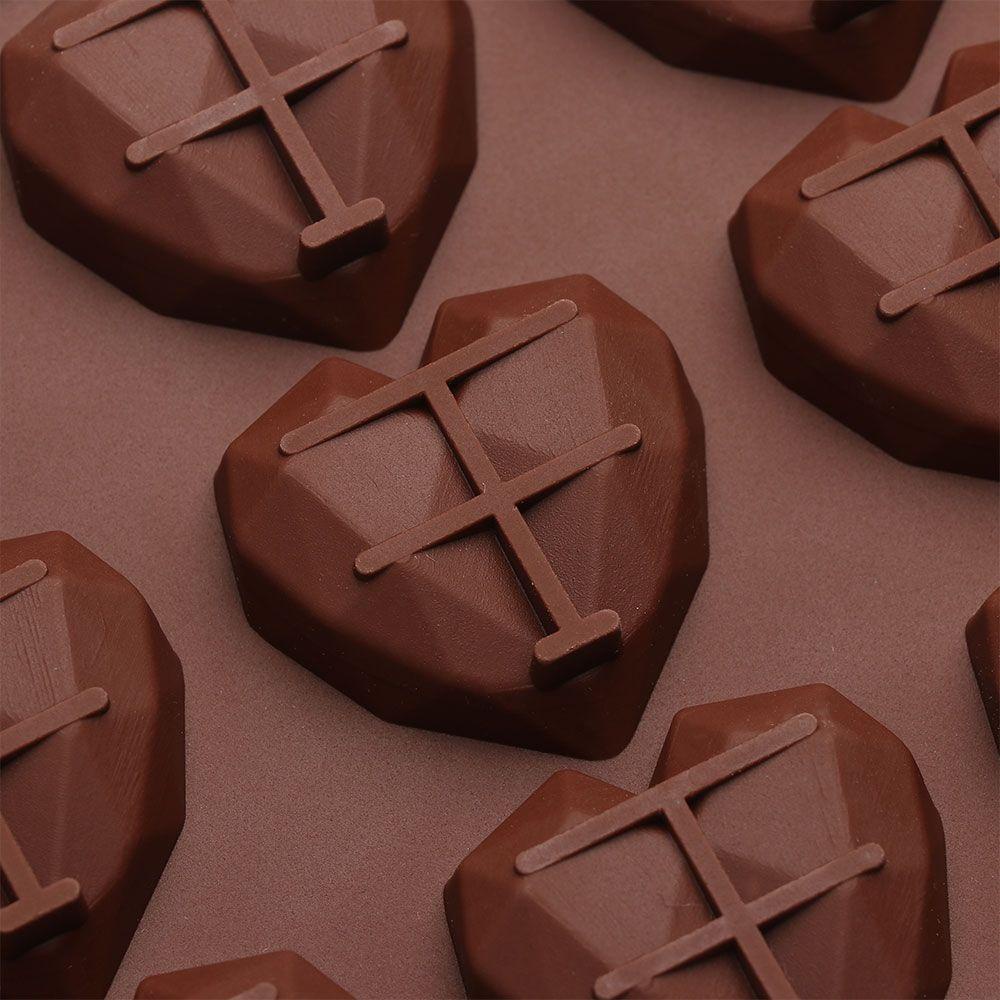 ZAIJIE24 Khuôn Silicone Làm Bánh Hình Trái Tim