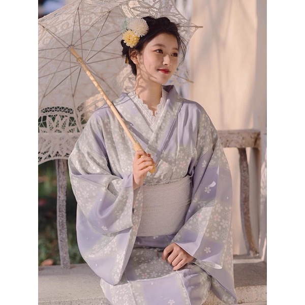 Kẹp tóc Kanzashi phối hoa lụa- Cài tóc cổ trang