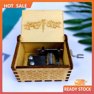 Hộp Nhạc Bằng Gỗ Phong Cách Harry Potter