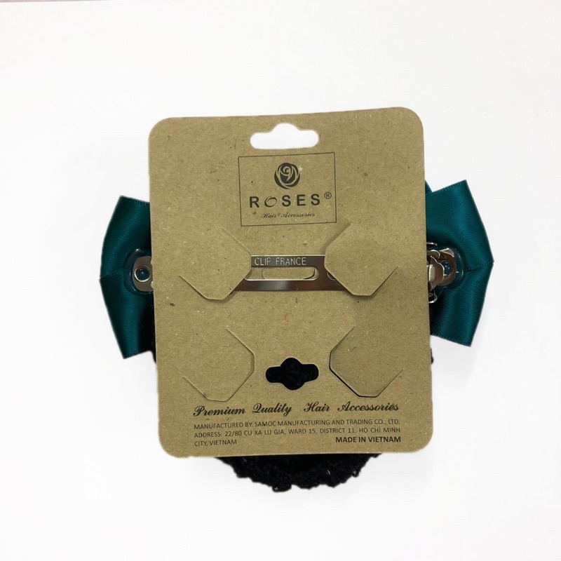 KẸP NƠ CÓ LƯỚI BÚI