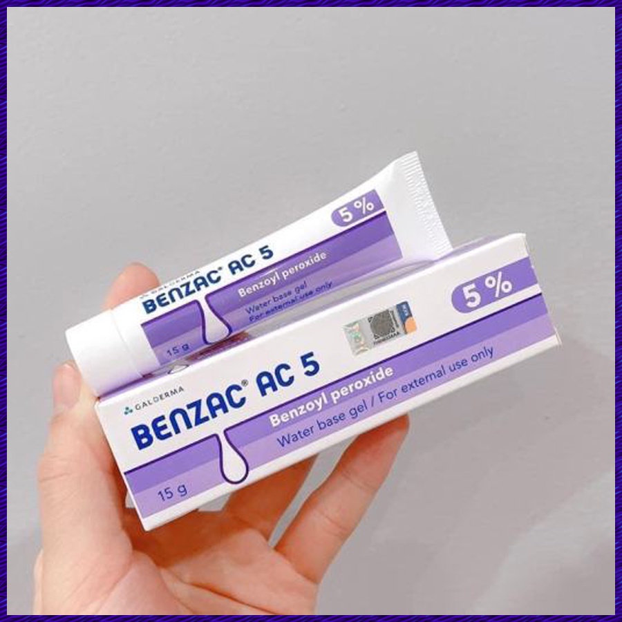 [HÀNG CHÍNH HÃNG]Gel Galderma Benzac AC 5 5% Ngừa Mụn, Giúp Làm Thoáng Lỗ Chân Lông Galderma Benzac AC 5 5% - 15g
