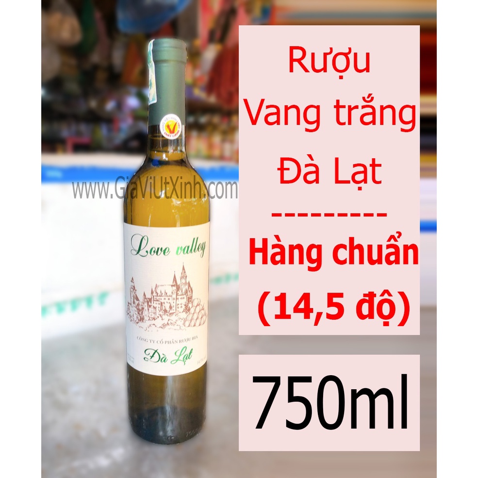 RƯỢU NẤU ĂN VANG TRẮNG ĐÀ LẠT 14,5 ĐỘ - DA LAT WHITE COOKING