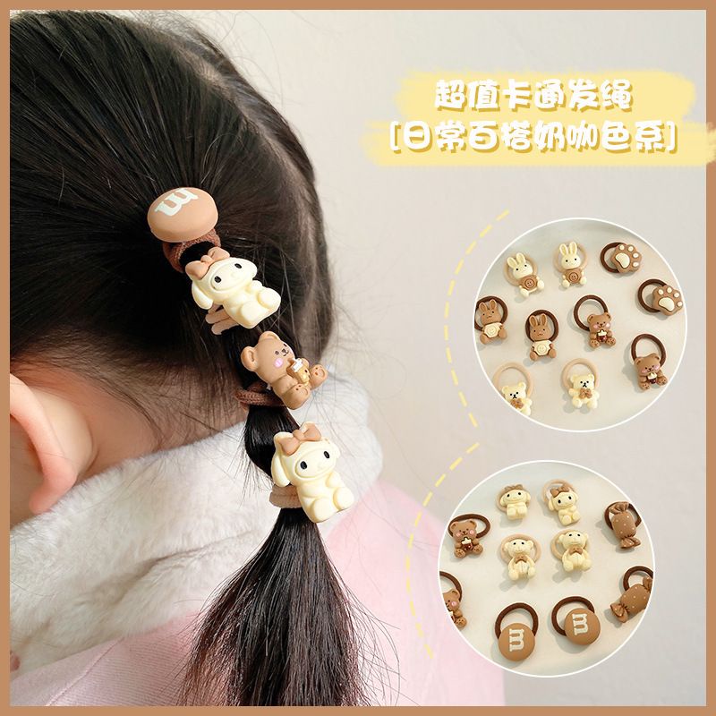 Set 10 buộc tóc dễ thương cho bé