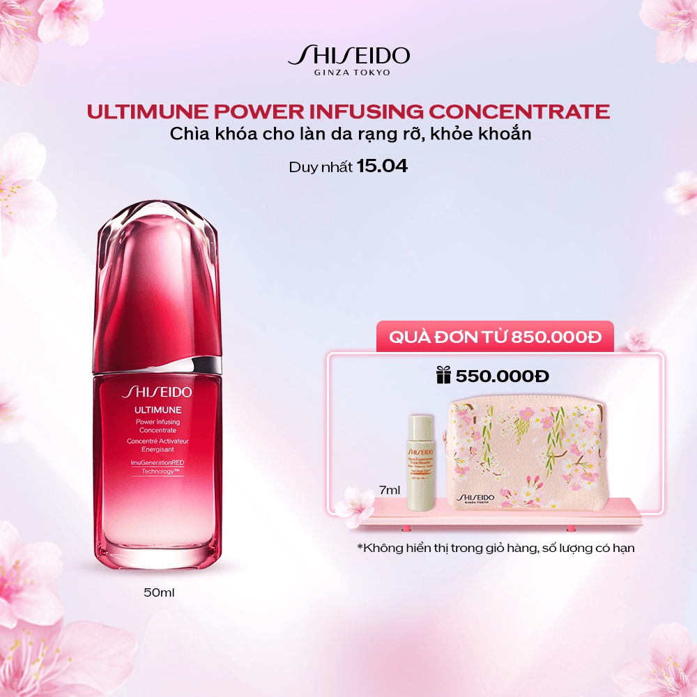 Tinh chất (serum)dưỡng da Shiseido Ultimune Power Infusing Concentrate 50ml