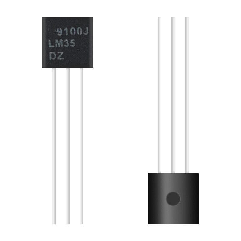 Lm35dz to-92 lm35 cảm biến nhiệt độ centigrade chính xác cho ic trở kháng thấp