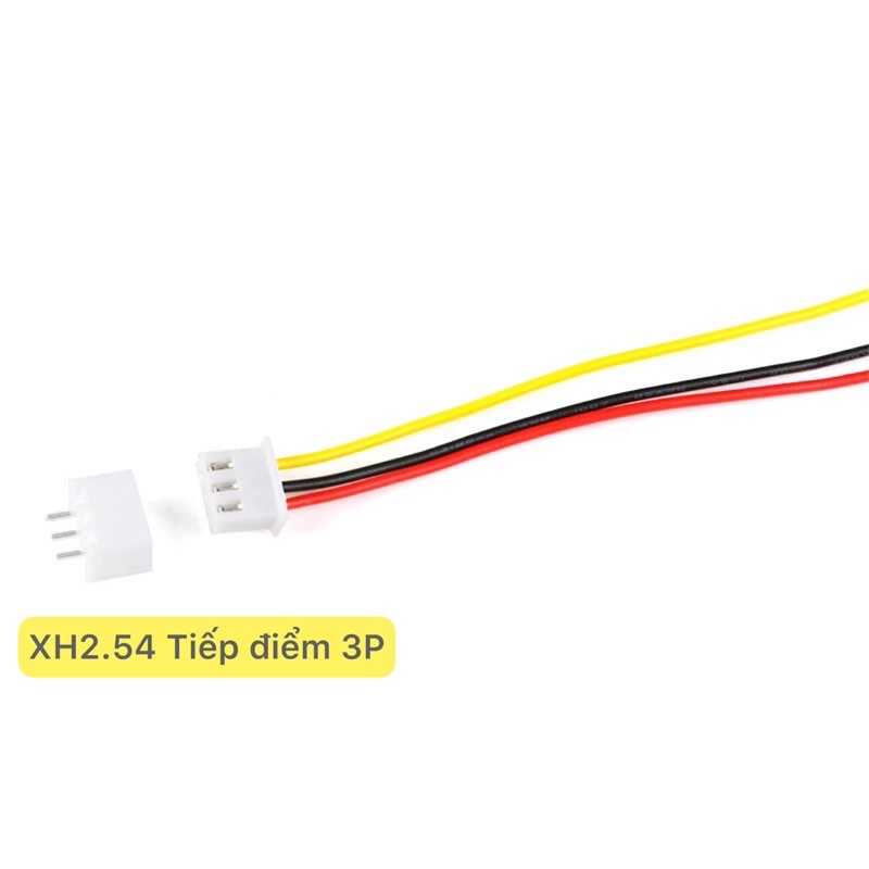 Dây bấm sẵn một đầu cái XH2.54 dài 20cm 26AWG 2/3/4/5/6/7/8/10P kèm đầu đực XH2.54 chân thẳng hàn PCB