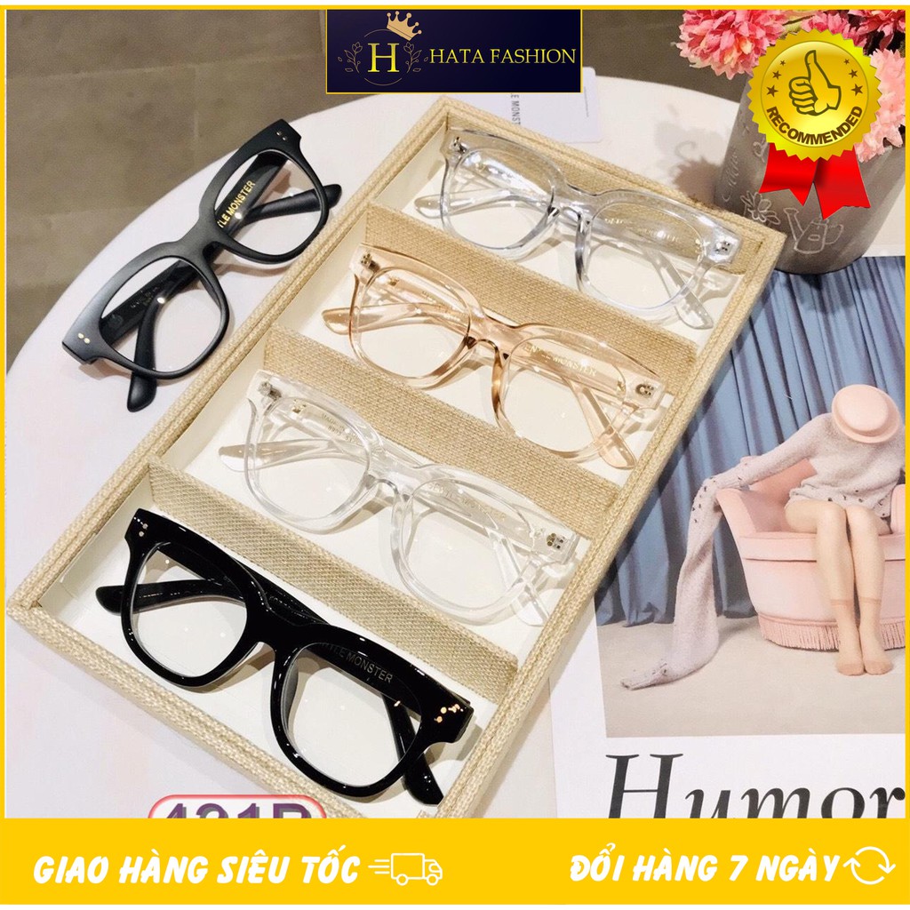 [Mã FARSSTGRE giảm 5K đơn bất kỳ] Mắt Kính Giả Cận 2 Chấm From Korea Thời Trang Hot Trend 431