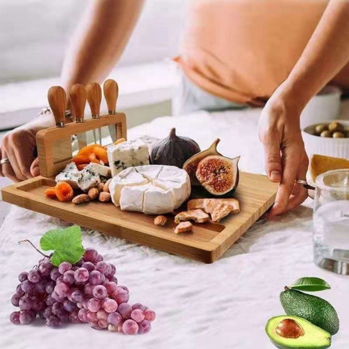 Hot hot - Bộ Set Đựng Rectangle Charcuterie Cheese
