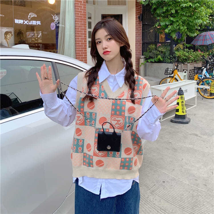 Áo Không Tay Dáng Rộng Thiết Kế Mới Đáng Yêu Dành Cho Nữ