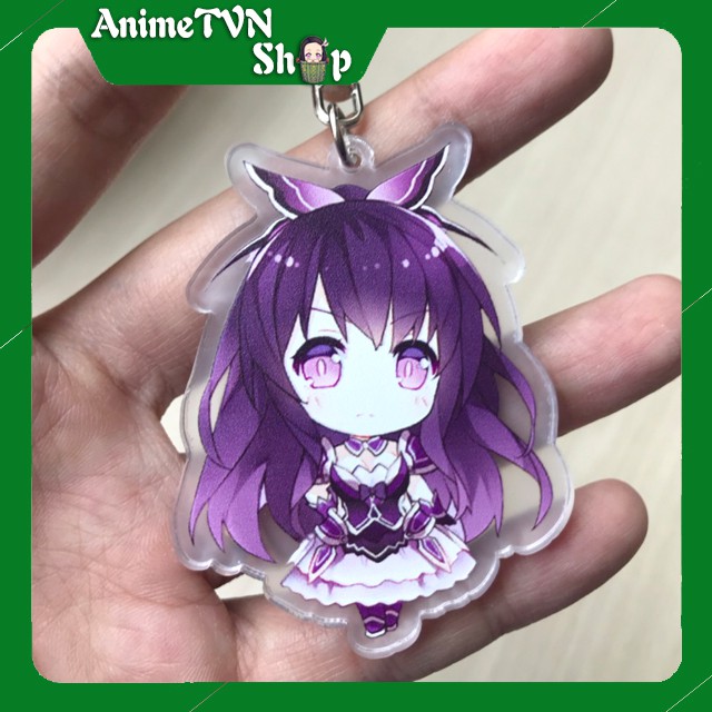 Móc khoá Mica anime Date a Live - Treo nhân vật - Nhựa Cứng Acrylic In 2 mặt sắc nét ( ảnh thật )