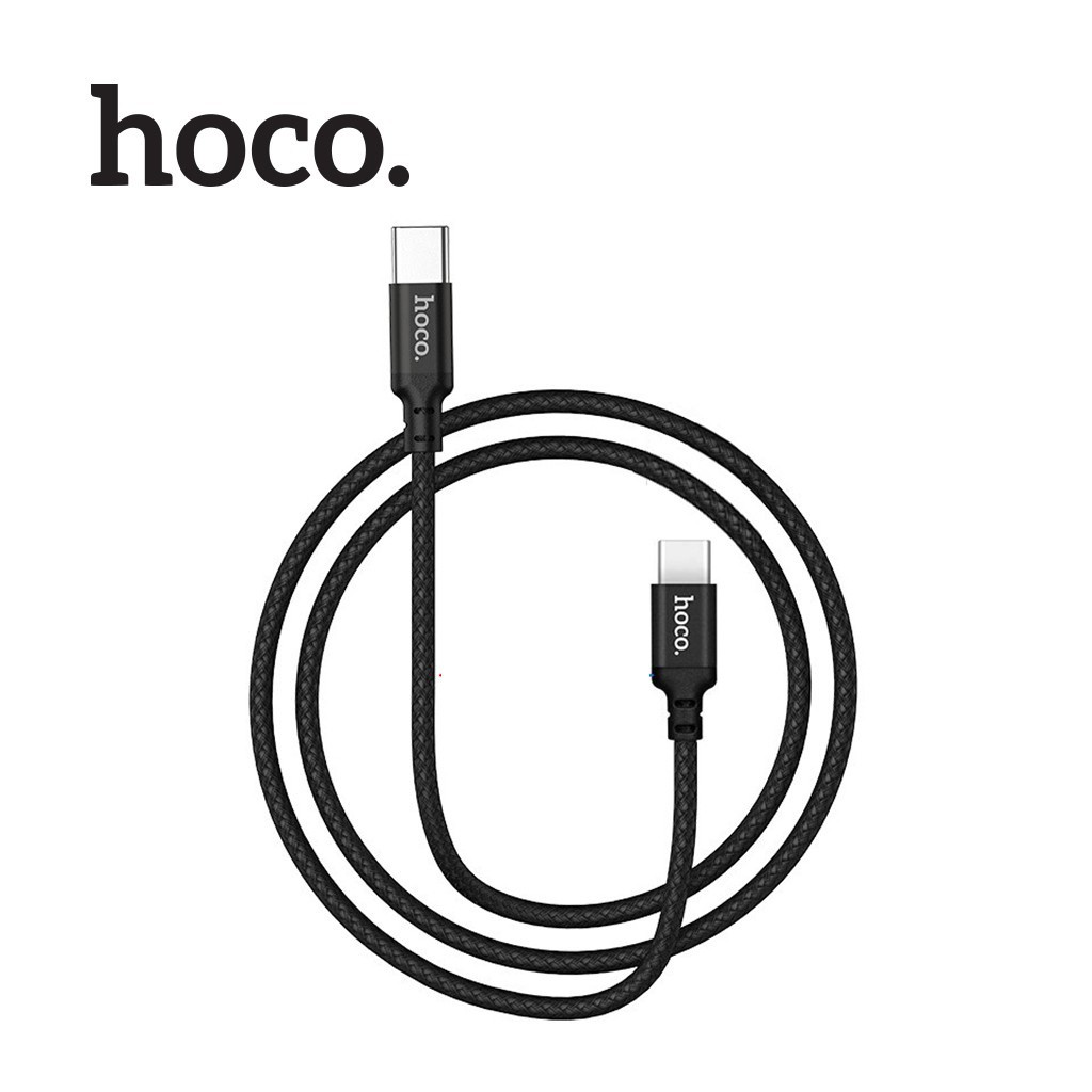 Cáp sạc nhanh PD60W Hoco X14 Type-C to Type-C dây dù siêu bền truyền dữ liệu dài 1M cho Android