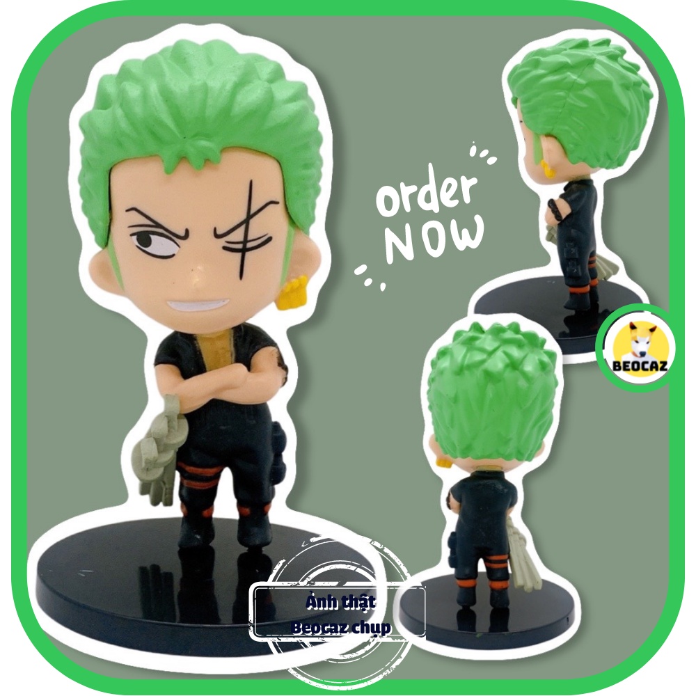 Mô Hình One Piece Đảo Hải Tặc Monkey D Luffy Đồ Chơi Beocaz trưng bày trang trí dễ thương nhân vật Zoro Nico Set 3