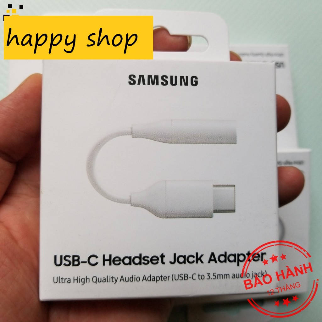 Jack Typec to 3.5 - Cáp Chuyển Đổi Typec sang 3.5mm SamSung Âm Thanh Hay, Kết Nối Ổn Định - BH 1 NĂM Đổi Mới.