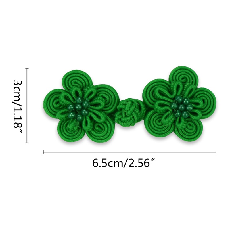 Bộ 10 Cặp Nút Thắt Kiểu Trung Hoa Làm Đồ Thủ Công Trang Trí Sườn Xám