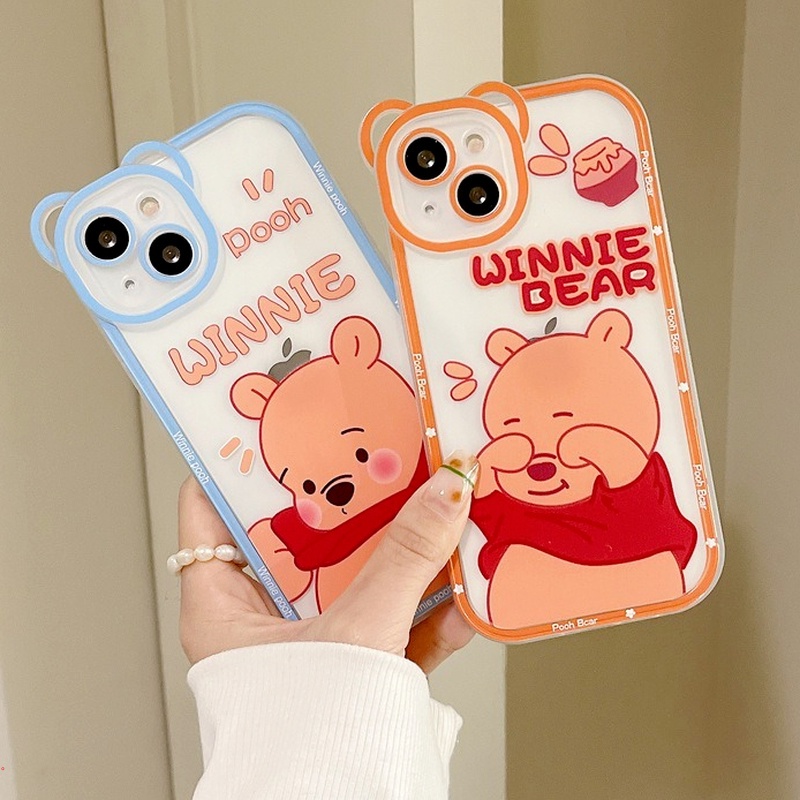 Ốp Điện Thoại TPU Dẻo Họa Tiết Hoạt Hình Winnie The Pooh Cho IPhone 11 12 Pro 13 Pro Max XS Max X XR 6 7 8 Plus