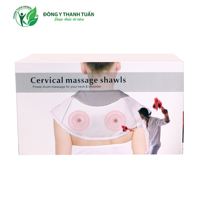 [Cao cấp] Đai Massage Đấm Bóp Lưng, Vai, Cổ, Gáy Neck Shoulder W-808