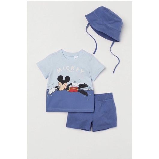 Bộ cotton bé trai  | săn sale HM CHINA
