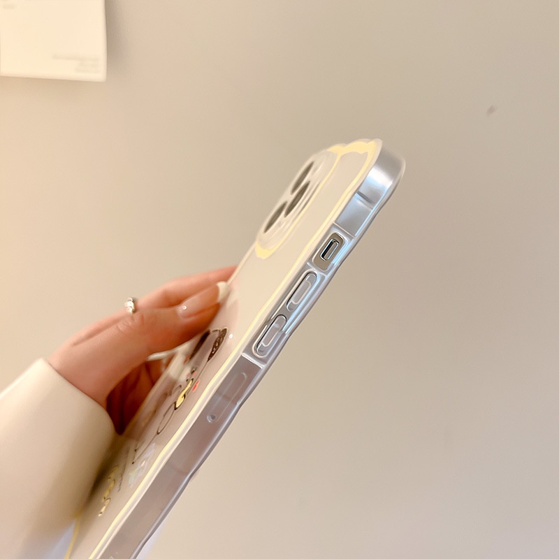 Ốp lưng iphone Ốp Điện Thoại Họa Tiết Sóng Biển Lớn Sáng Tạo Cho iPhone 13Pro 11 12 xr 6 7 8plus 14 Dinuo case