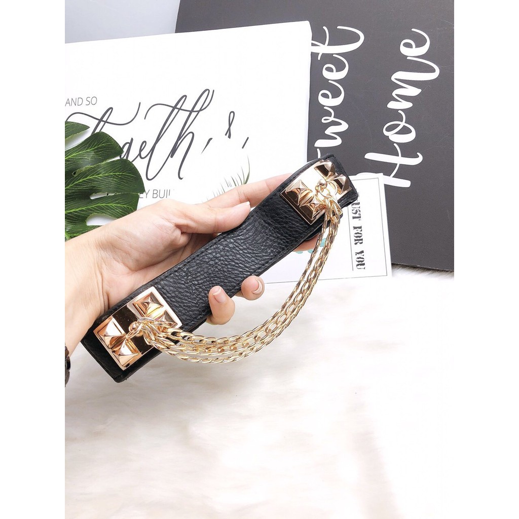 Thắt lưng nữ dây nịt nữ cho váy đầm họa tiếtp