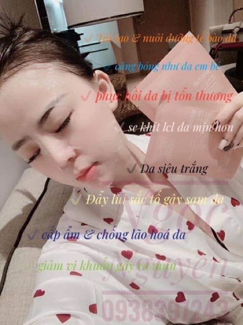 10 Mặt nạ cuống rốn Nhau Thai Cừu tem chính hãng