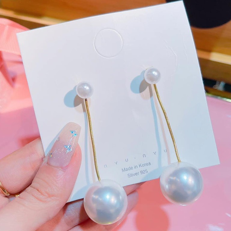 Bông Tai Nữ Cá Tính Đính Đá Cao Cấp Mang Phong Cách Hàn Quốc  - MS270579