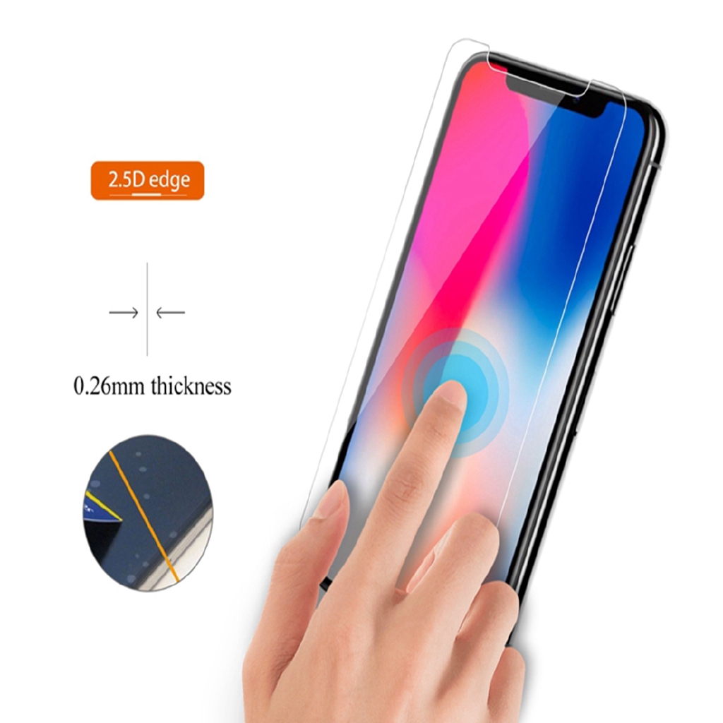 Kính cường lực bảo vệ phía trước và phía sau của điện thoại iPhone 11Pro MAX X XR XS MAX 8 7 6 Plus 5s SE  SE(2020)