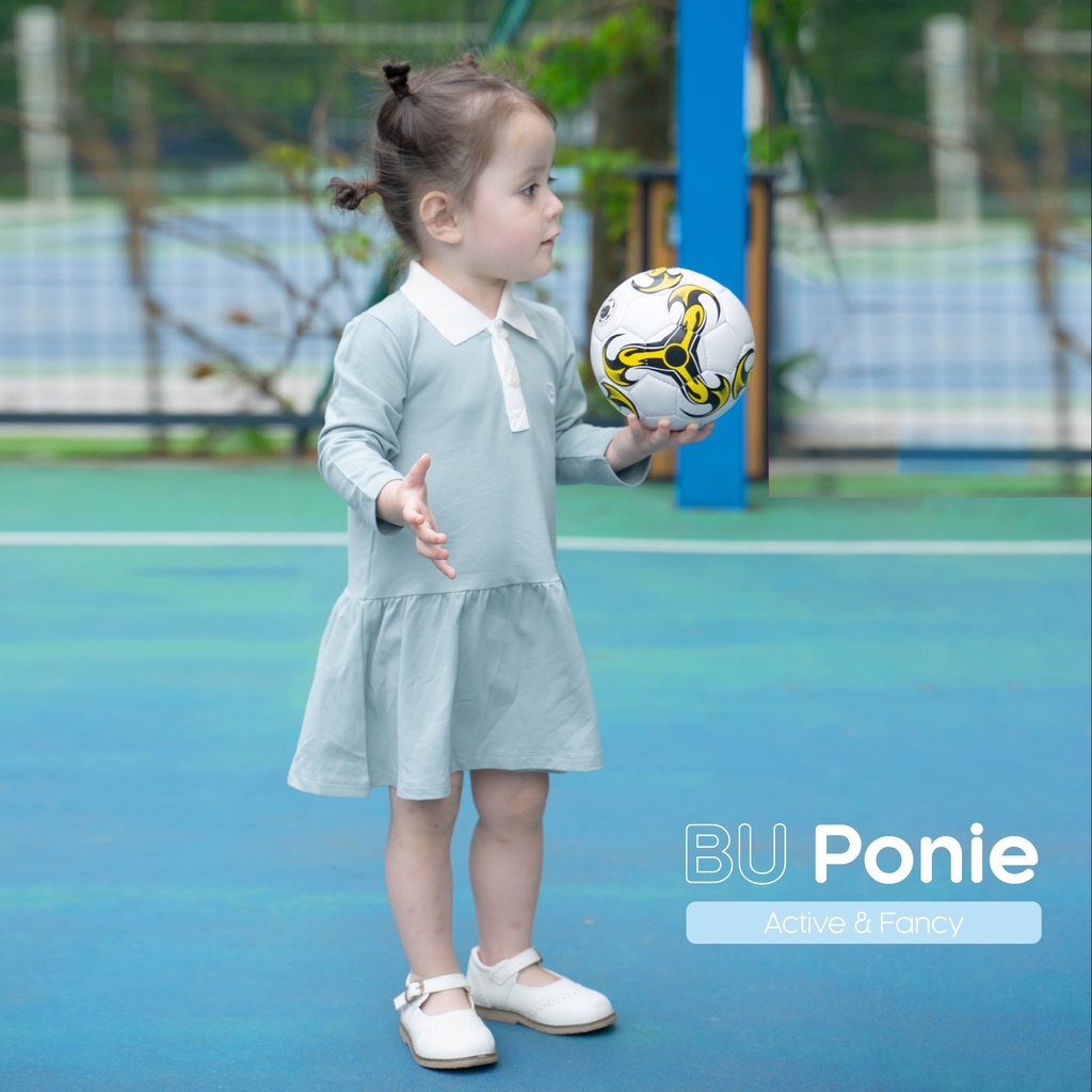 [CHÍNH HÃNG] Váy polo dài tay Ponie bé gái BP035.01 Bu