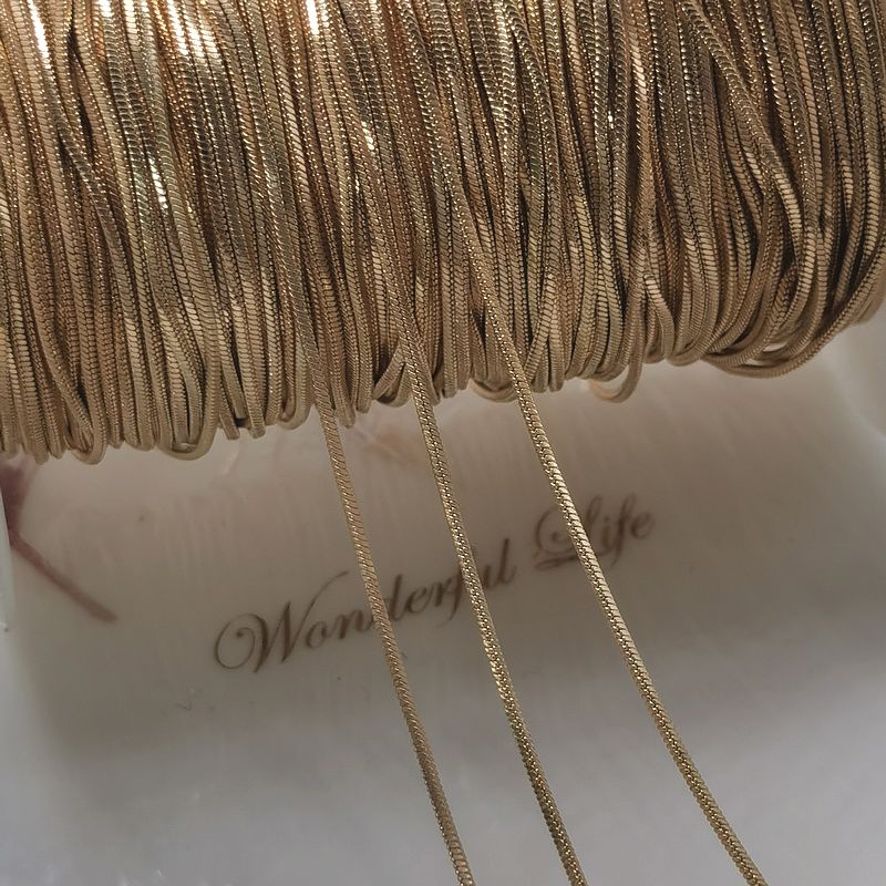 Dây Chuyền Đồng Mạ Vàng/Bạc 1m Đính Vỏ Sò Hình Vuông Tự Làm Trang Sức Đơn Giản