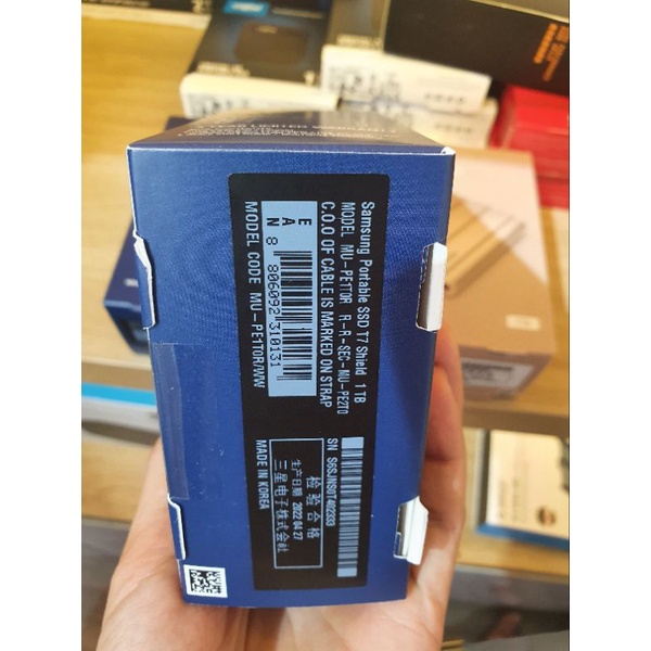 Ổ cứng di động SSD 1TB / 2TB Samsung T7 Shield  - Bảo hành 36 tháng