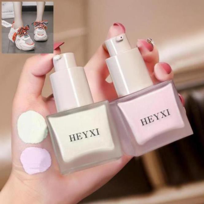 L94 -  Kem nền dạng lỏng không thấm nước Chống mồ hôi màu tím màu xanh lá