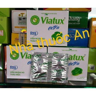 Viatux viên ngậm hỗ trợ giảm ho viêm họng