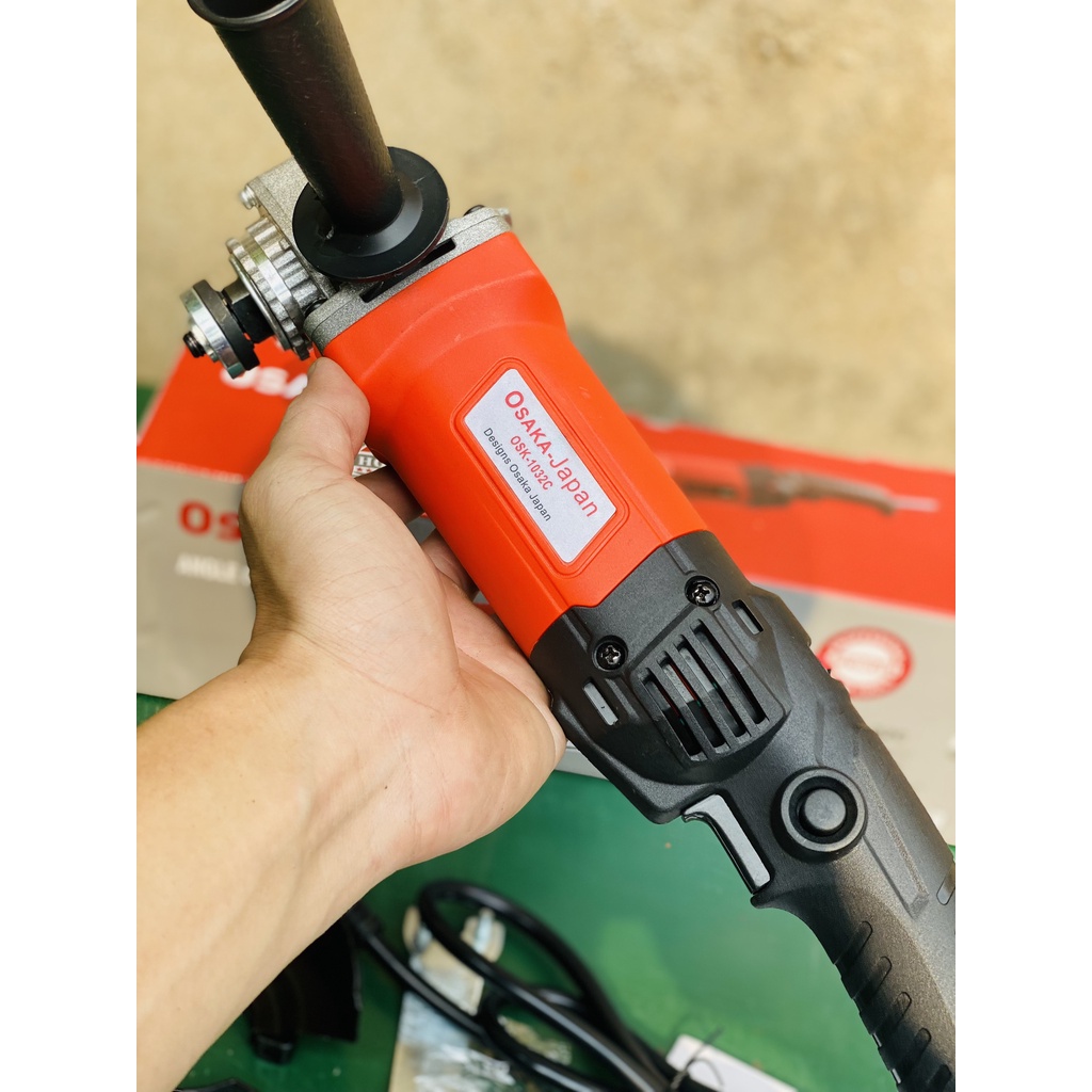 MÁY MÀI CẮT GÓC CẦM TAY 1 TẤC  OSAKA 850W OSK-1032C ĐUÔI DÀI