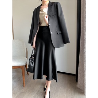 Váy lụa xoè có bản lưng mềm rũ nịnh da Linari V4