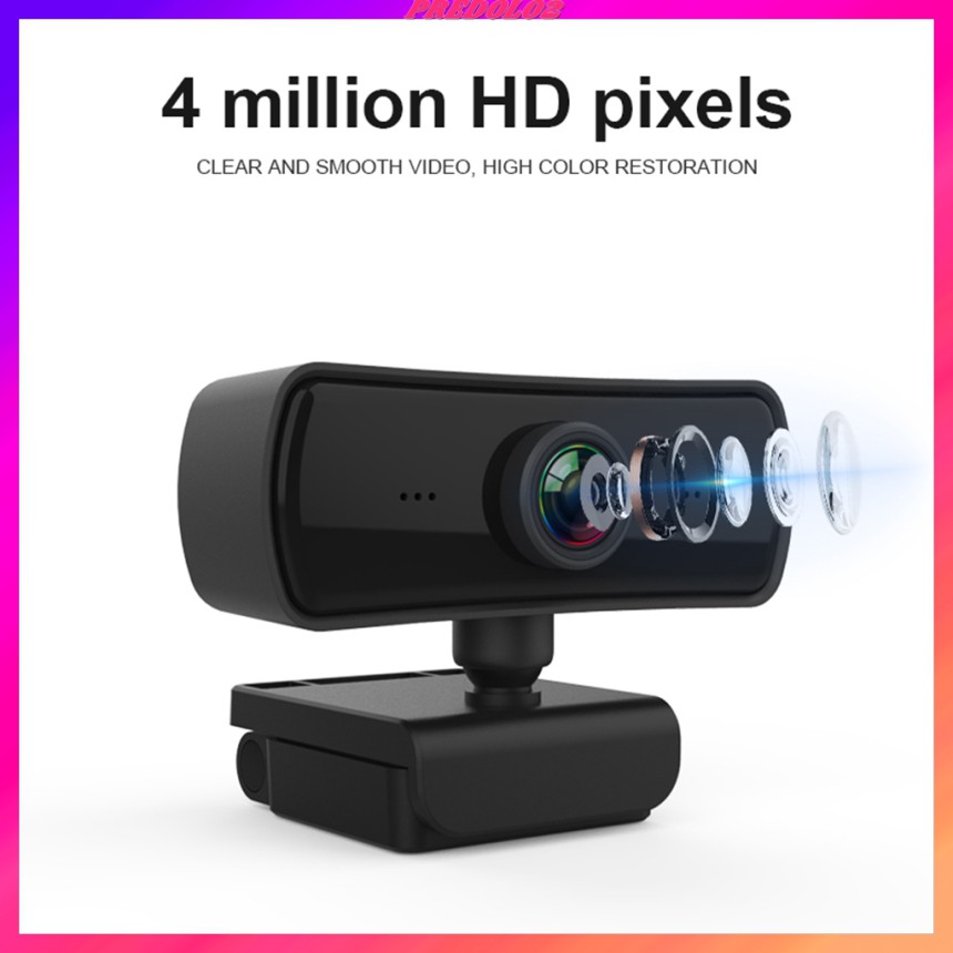 Webcam Kỹ Thuật Số 1440p Hd 4.0m Pixels Usb 2.0 Web Camera W / Mic