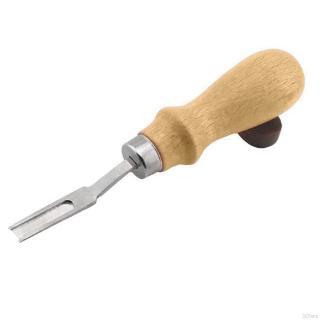 Dùi đục làm đồ da handmade cán gỗ DIY