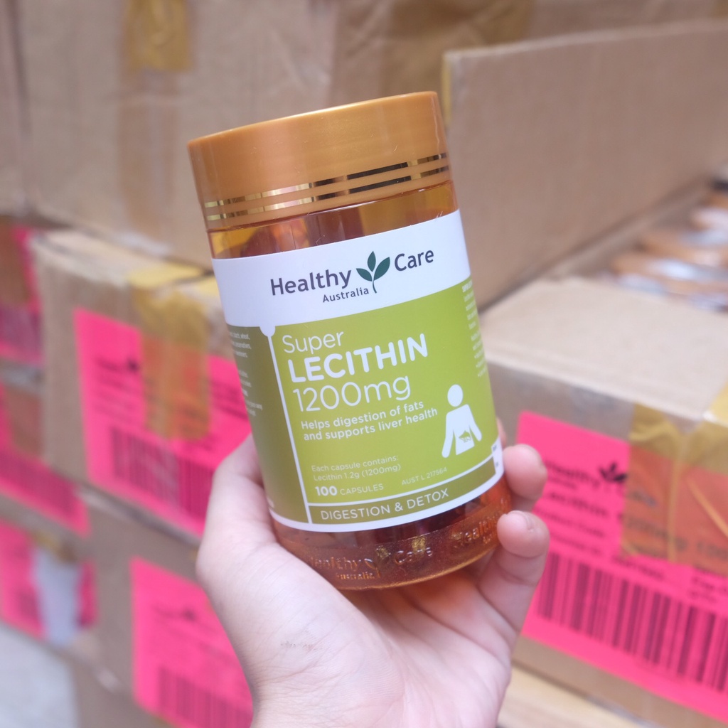 Mầm Đậu Nành Healthy Care Super Lecithin 1200mg 100 Viên (CHÍNH HÃNG)