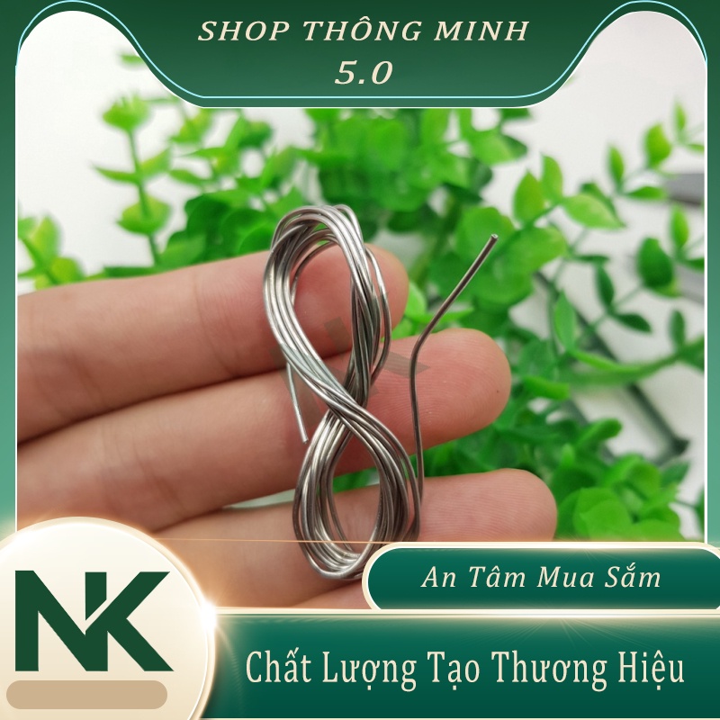 Thiếc Hàn SN63 0.8MM Đóng Gói Lẻ 1 métThiếc SN63 sợi 0.8mm chuyên dụng cho mạch điện