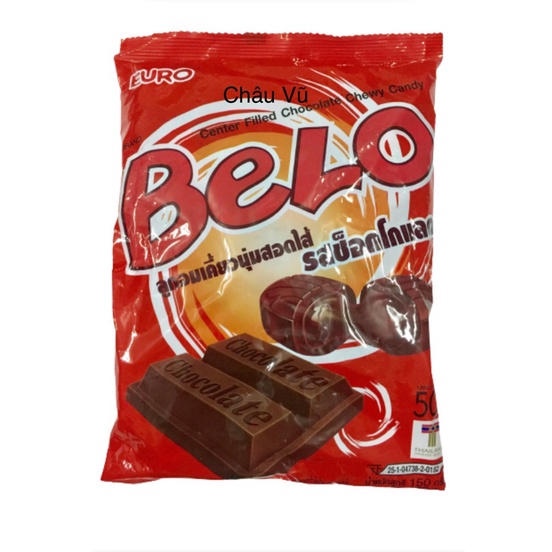 Kẹo Socola 2 Lớp Belo Thái Lan 150gr