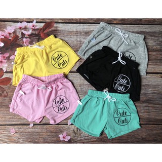 Quần đùi bé gái thun cotton từ 5kg-34kg