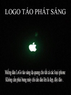 Logo táo phát sáng