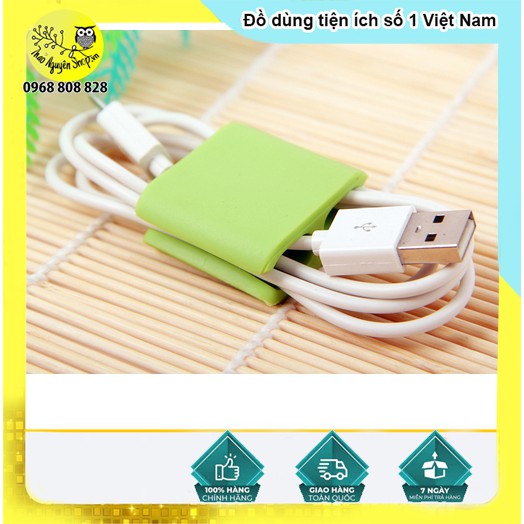 Combo 4 dụng cụ kẹp dây sạc tai nghe tiện ích